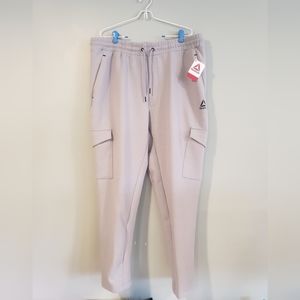 REEBOK Men's  Unwind Cargo Sweat Pants Size XL